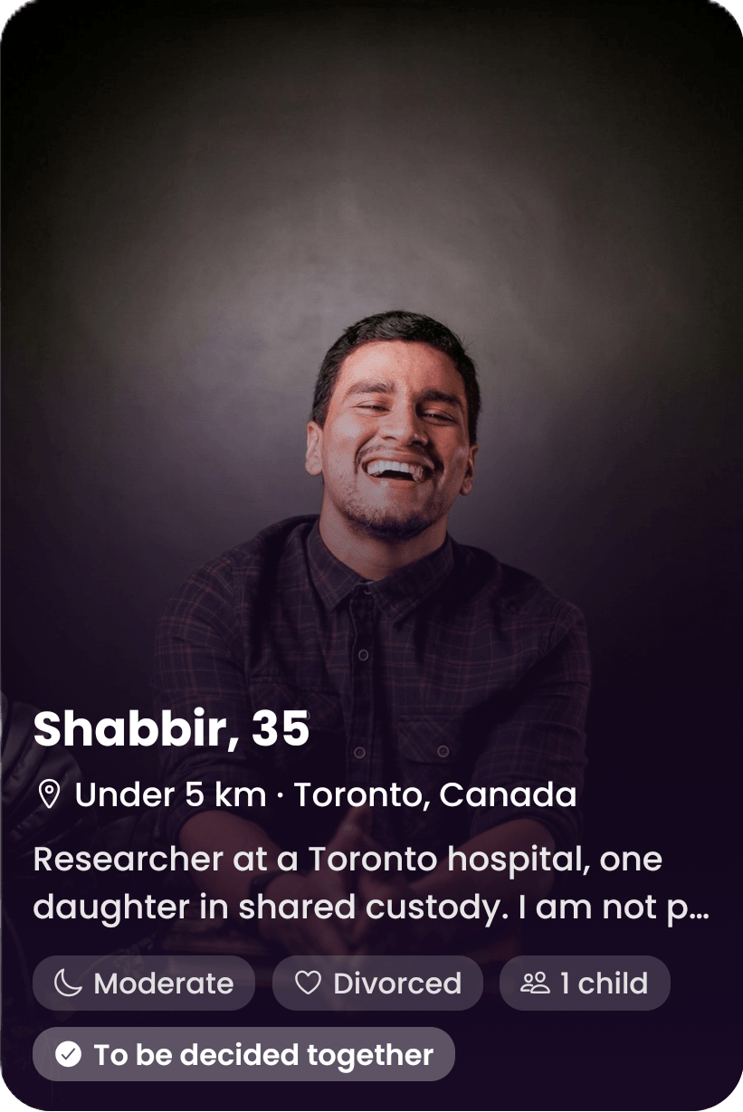 Shabbir, Canada — verified profile